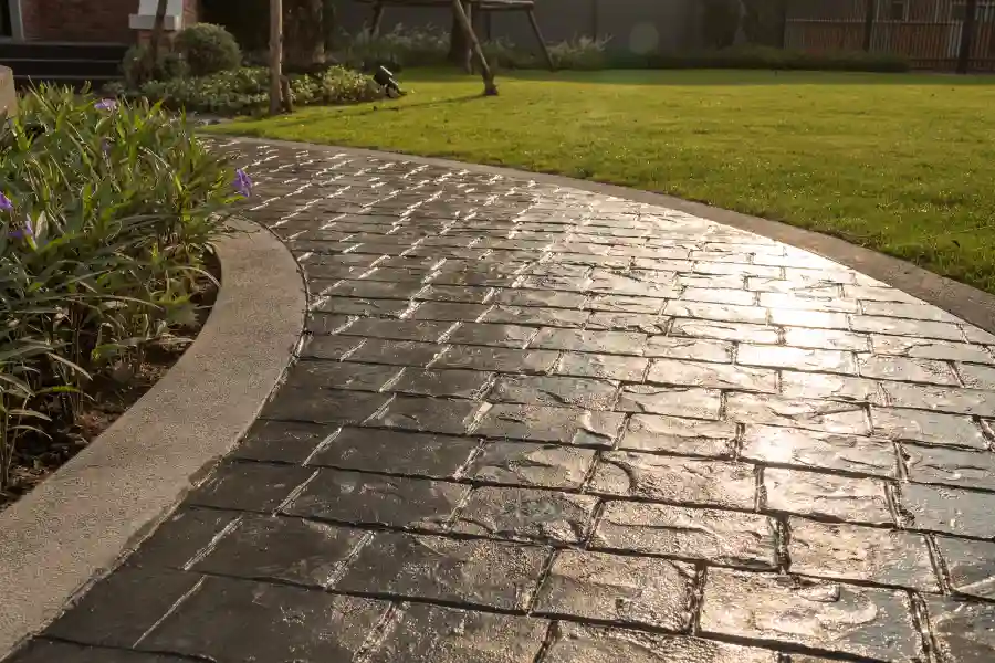 Stamped Concrete Installation
